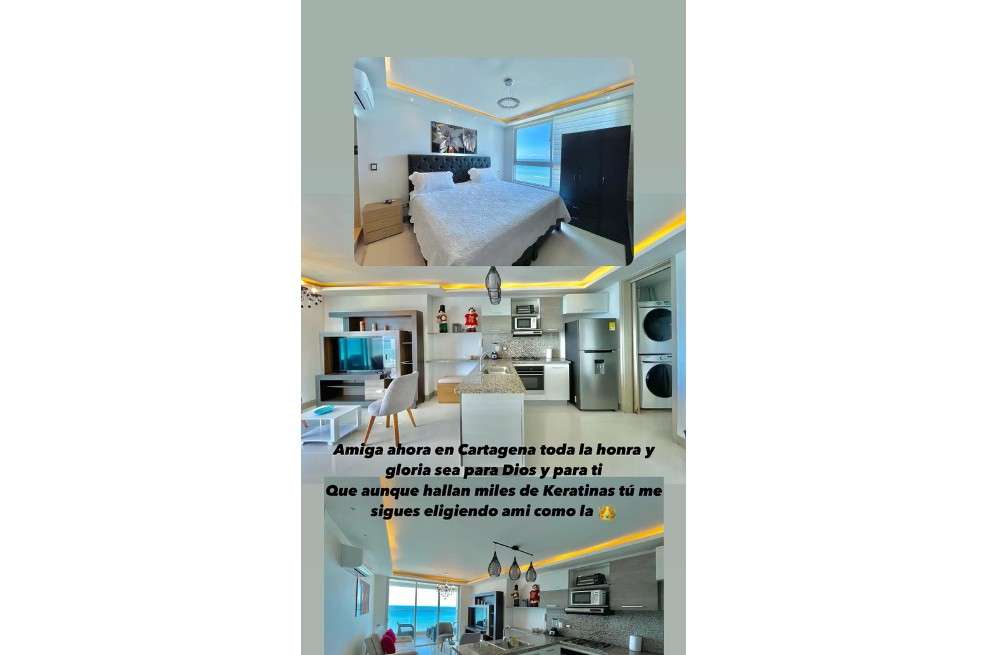 ¡Lo está alquilando! La generadora de contenido Epa Colombia presumió su nuevo apartamento frente al mar. Mira las fotos.