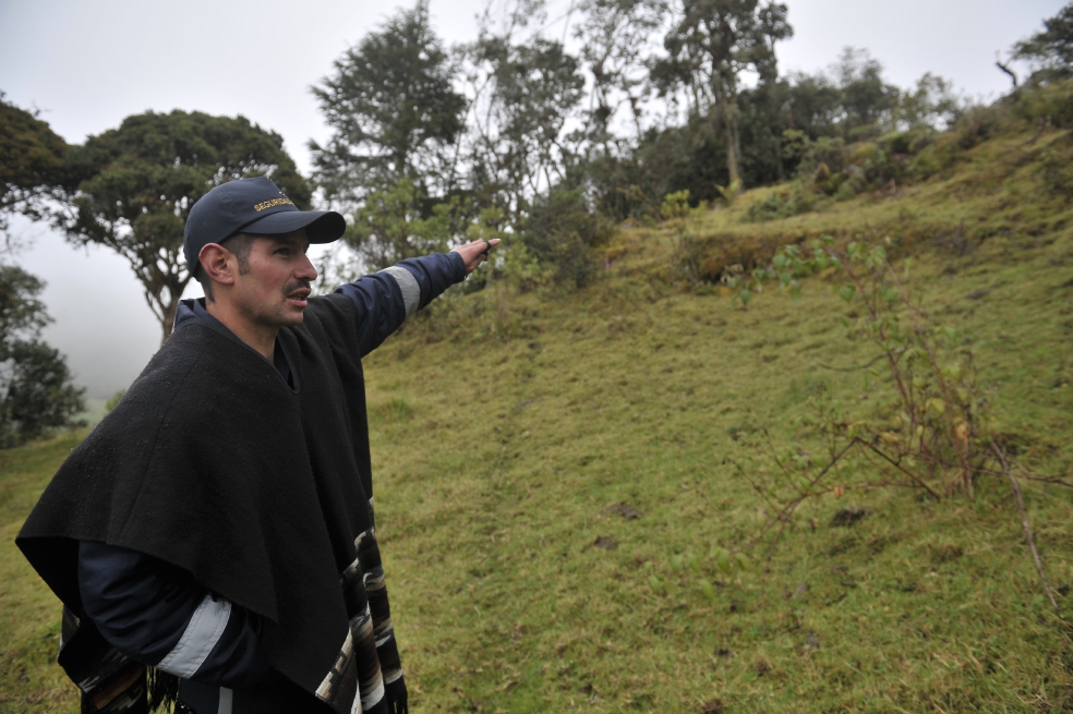 Los objetivos nacionales de conservación del agua y la biodiversidad pasan por las comunidades locales, como la del páramo de Sumapaz. / Foto: Andrés Torres - El Espectador
