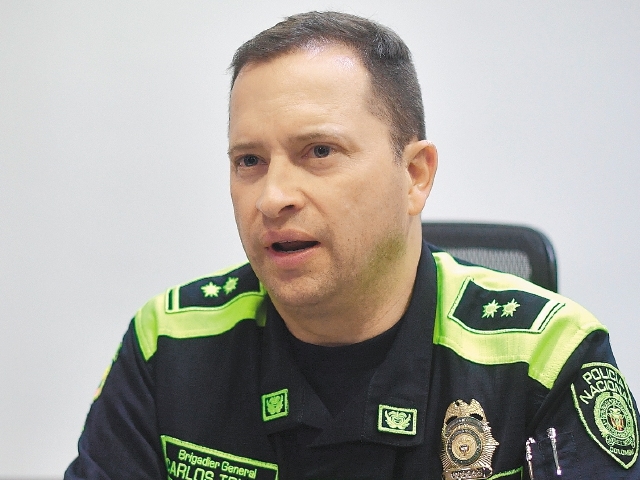 El brigadier general Carlos Triana tiene 48 años y es oriundo de La Peña (Cundinamarca). / Óscar Pérez