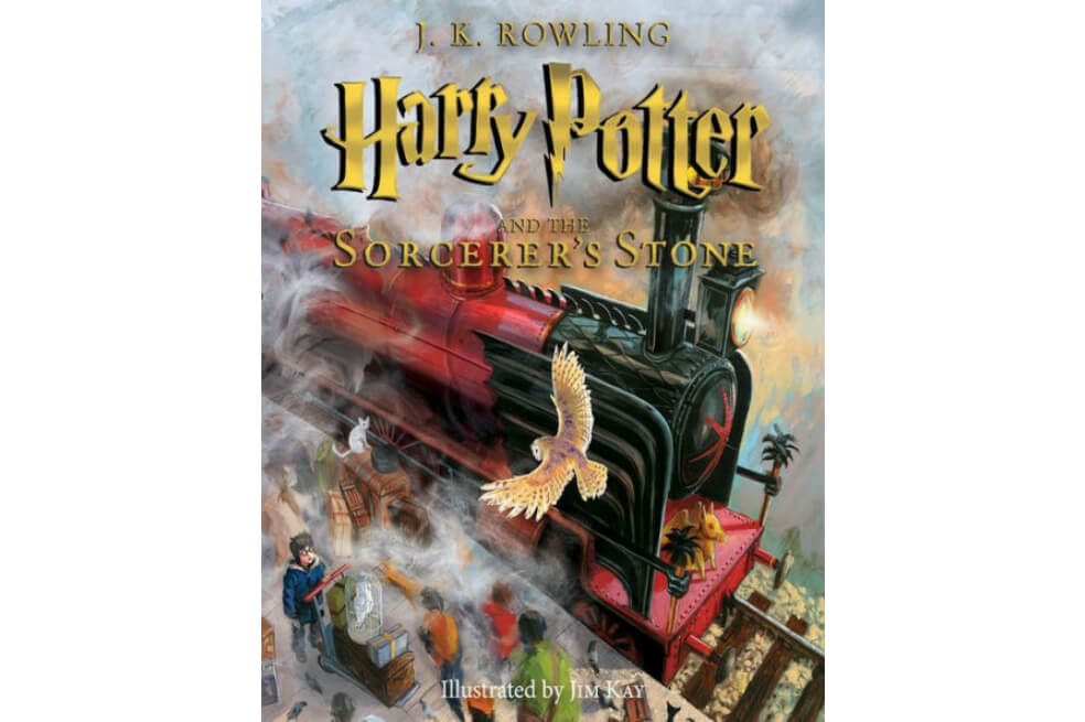 Portada de uno de los libros de la saga de "Harry Potter".