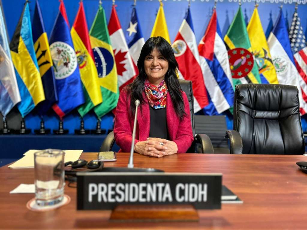 Julissa Mantilla Falcón, presidenta de la Comisión Interamericana de Derechos Humanos.
