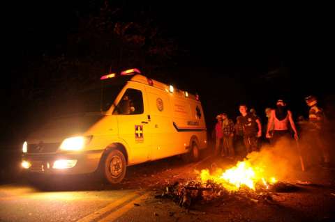 Noche de bloqueo cafetero