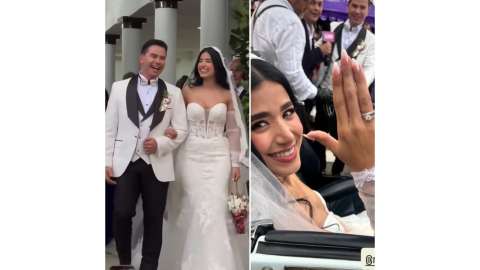 Boda de Jhonny Rivera y Jenny López: Imágenes, detalles e invitados. La ex estuvo presente