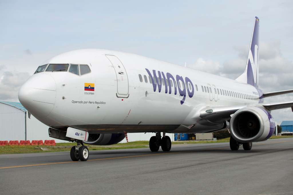 Wingo reforzará también su capacidad en la ruta Bogotá – Caracas, con una frecuencia adicional a la semana.