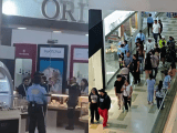 En solo 20 segundos, cuatro hombres robaron una joyería en centro comercial de Pereira