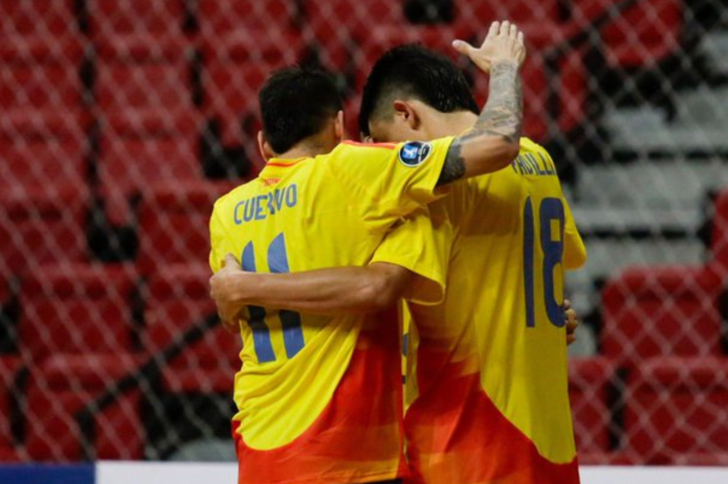 La selección colombiana de futsal logró el subcampeonato sudamericano tras empatar con Brasil.