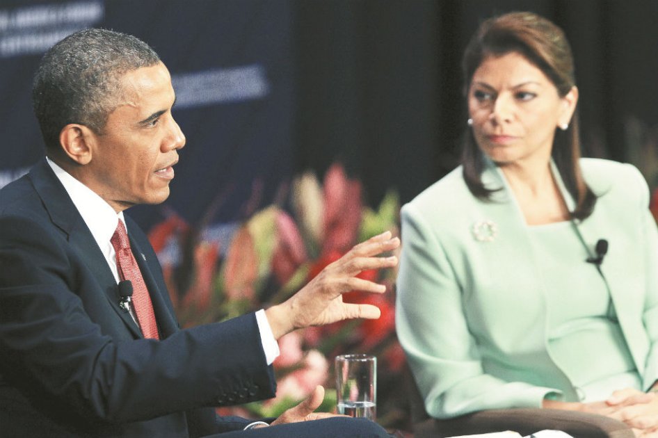 El presidente de Estados Unidos, Barack Obama, se reunió con la mandataria de Costa Rica, Laura Chinchilla, durante su visita a ese país en mayo pasado. / EFE