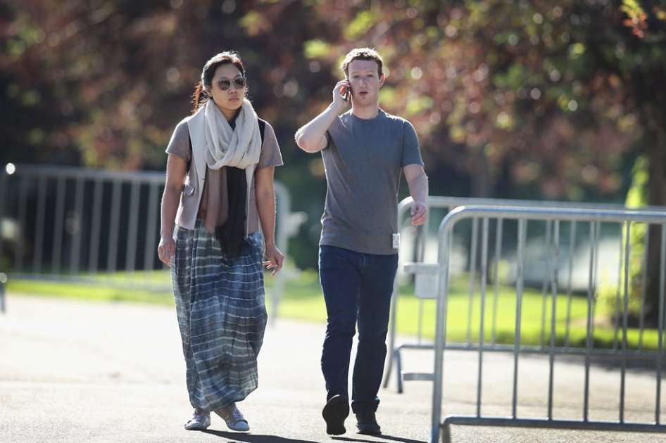 Priscilla Chan y Mark Zuckerberg.