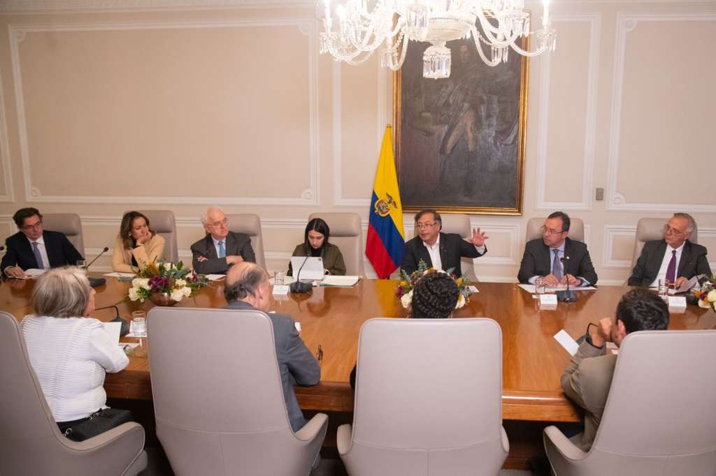 El presidente Petro realizó este lunes su primer consejo de ministros en la Casa de Nariño.