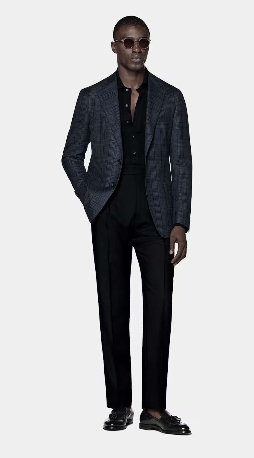 Blazer Havana azul marino