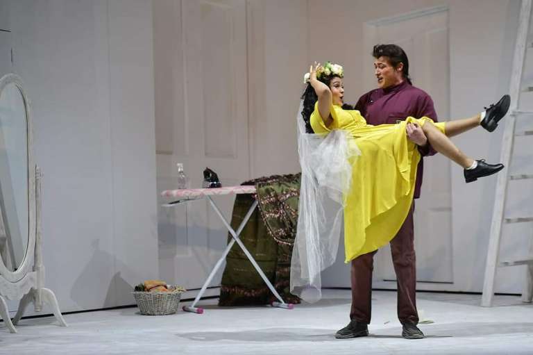 Estreno de la nueva versión de la ópera "Las bodas de Fígaro", en el Teatro Mayor Julio Mario Santo Domingo