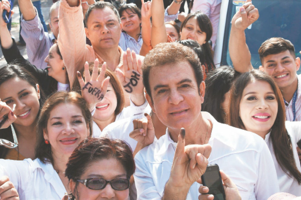  Salvador Nasralla es el candidato por Alianza de Oposición. / AFP