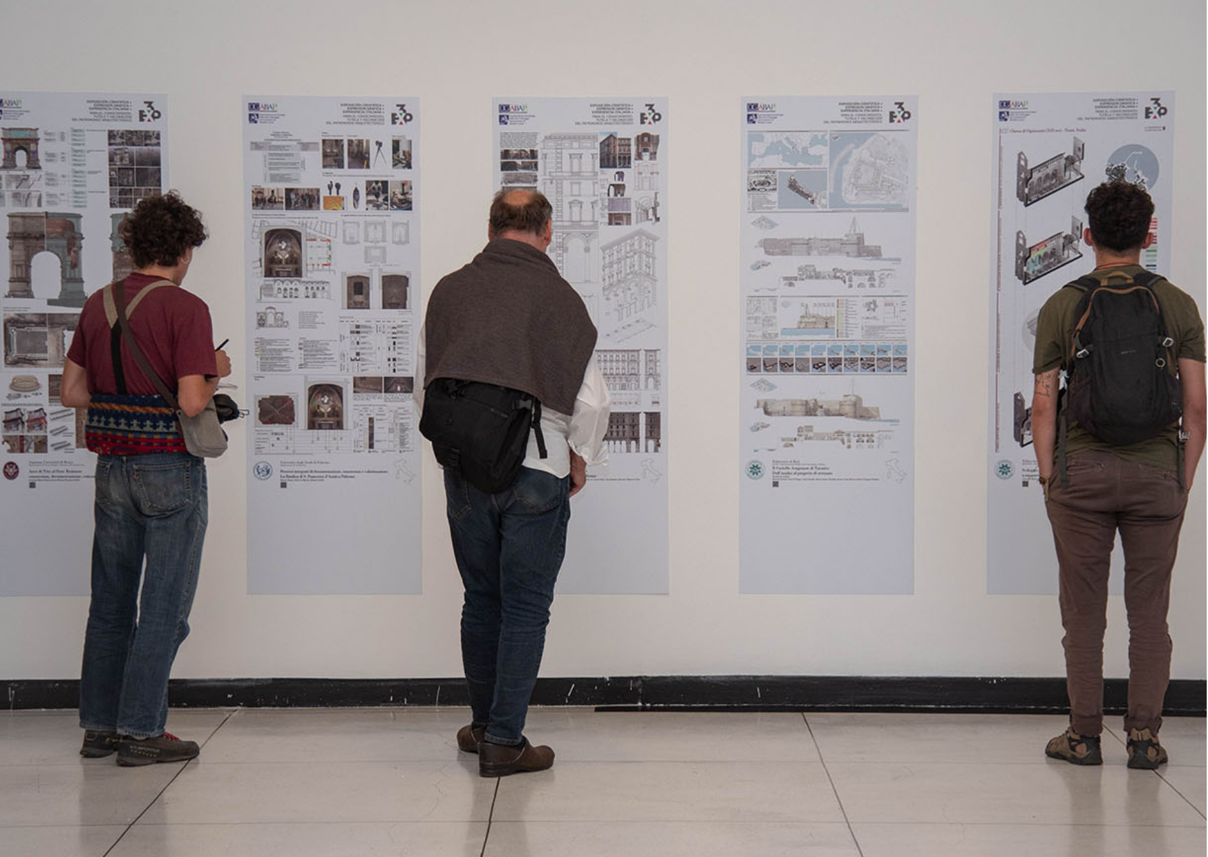 En el Museo de Arquitectura Leopoldo Rother de la UNAL se inauguró una exposición que muestra el valor de la restauración del patrimonio arquitectónico en Italia.
