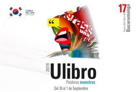 Juan Manuel Santos y Jesús Abad Colorado en la Feria del Libro de Bucaramanga 2019