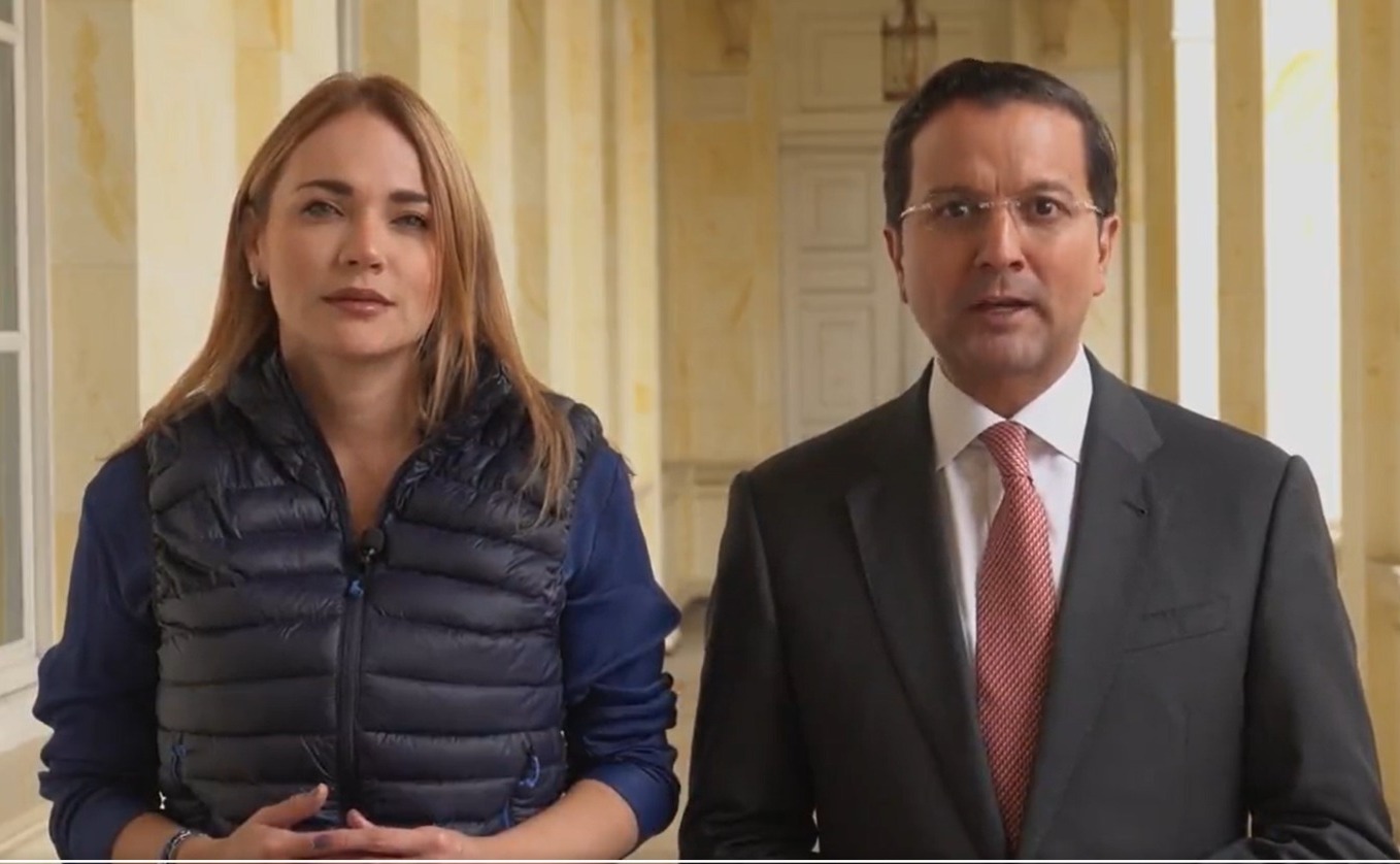 Representante Carolina Arbeláez y senador David Luna, ambos de Cambio Radical.
