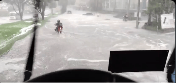 Inundaciones en la Carrera Séptima