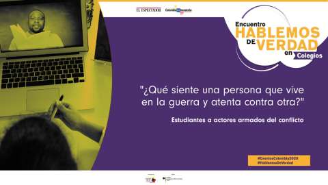 Así fue el diálogo entre estudiantes y actores del conflicto armado en Colombia