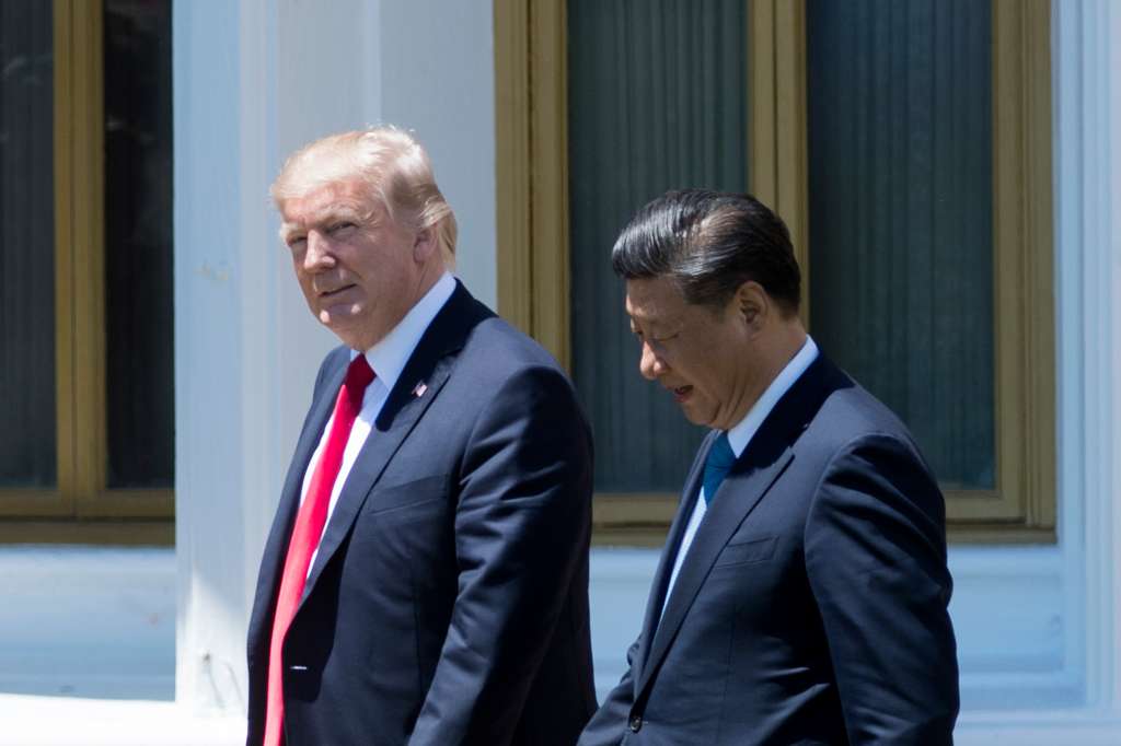 Donald Trump y Xi Jinping. / AFP.