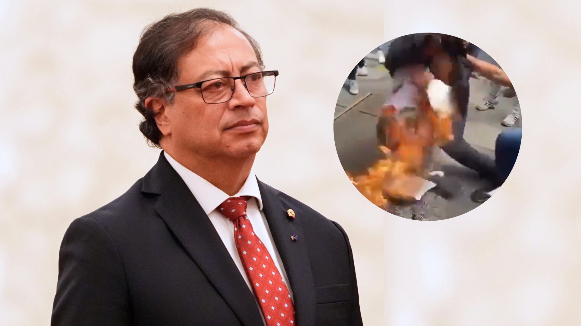 El presidente GustavoPetro habló sobre la manifestación convocada por la oposición a su gobierno.