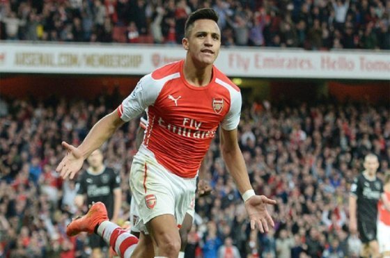 Alexis Sánchez, mejor jugador del año para los aficionados ingleses