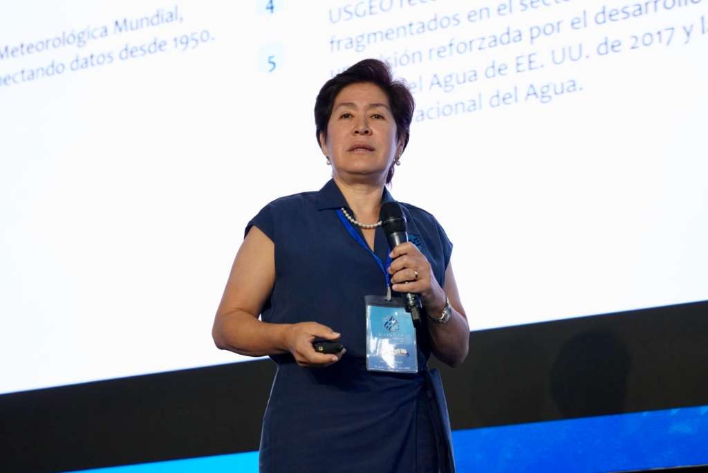 Angélica Gutiérrez, ingeniera civil e hidróloga, líder en ciencia del agua y política pública. /Rivercity Global Forum.