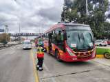 Motociclista murió tras chocar con un Transmilenio en la NQS, cerca a El Campín