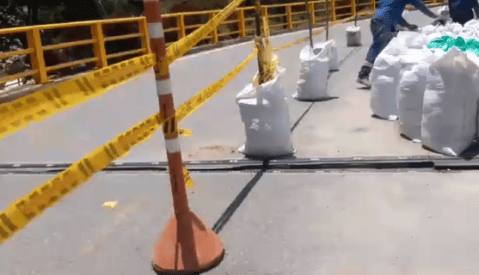 En Santander la comunidad alerta el mal estado de otro puente, la estructura suena