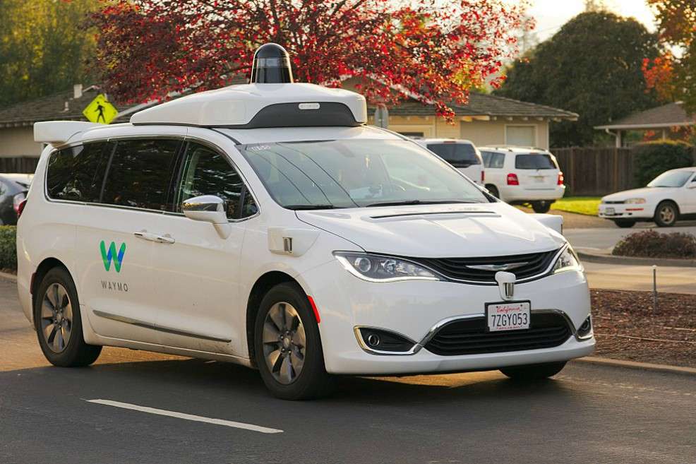 Uno de los carros de Waymo mientras hace pruebas en el área de la bahía de San Francisco. / Wikimedia - Creative Commons