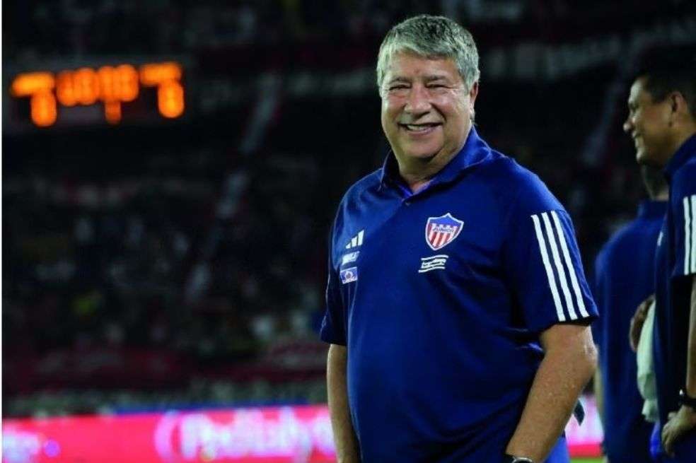 Hernán Darío Gómez, DT de Junior de Barranquilla.