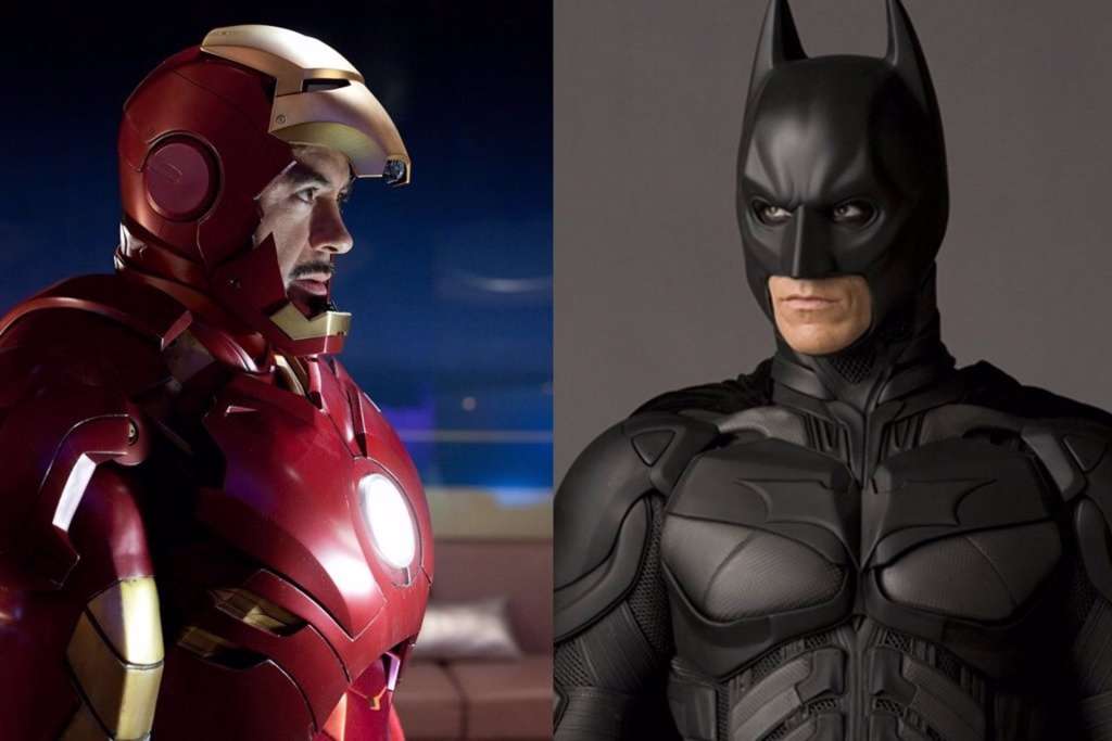 Iron Man y Batman.