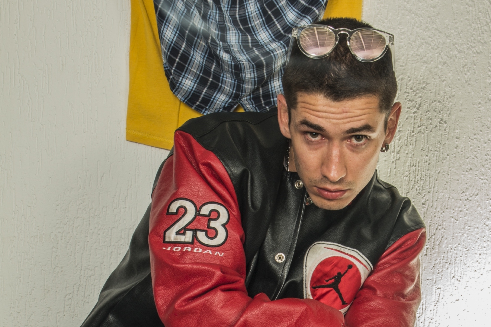 Juan Pablo Urrego caracterizado como su personaje en “El bolero de Rubén”. / Cortesía