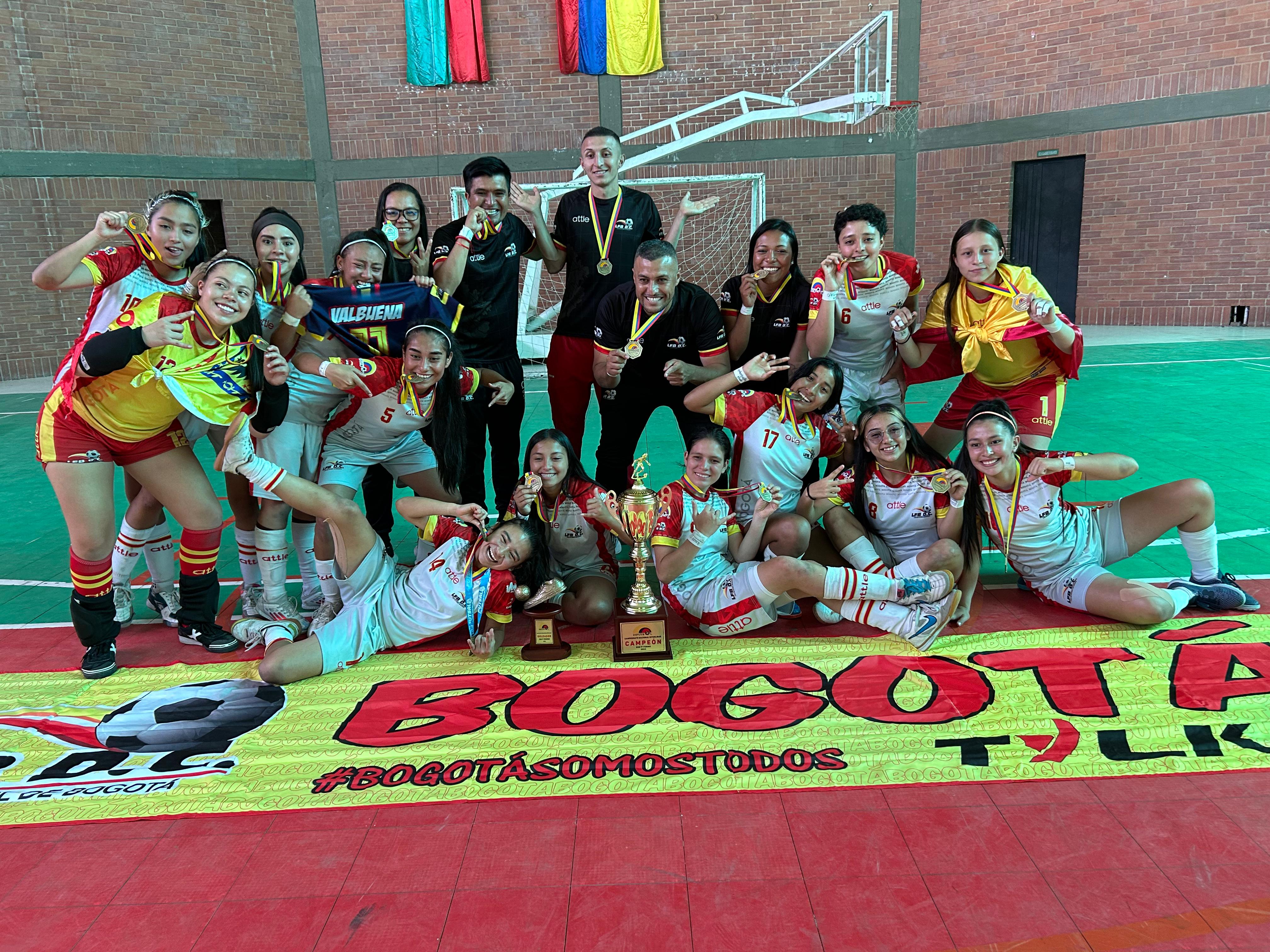 La selección de Bogotá venció 3-1 a la de Boyacá y ganó el Nacional sub 17 de Futsal Femenino, en Paipa.