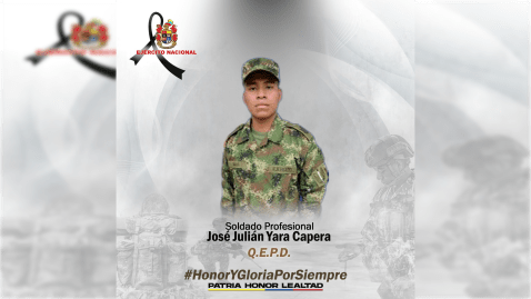 Ejército denuncia que disidencias de Calarcá mataron a soldado en navidad