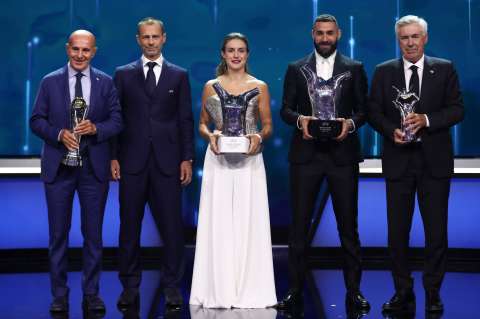 Alexia Putellas, Ancelotti y Benzema, los mejores de toda Europa