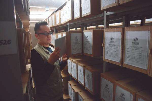 Coordinación de Descripción y Reprografía donde reposan tarjetas dactilares y el pasado judicial de muchos colombianos. / Gustavo Torrijos - El Espectador