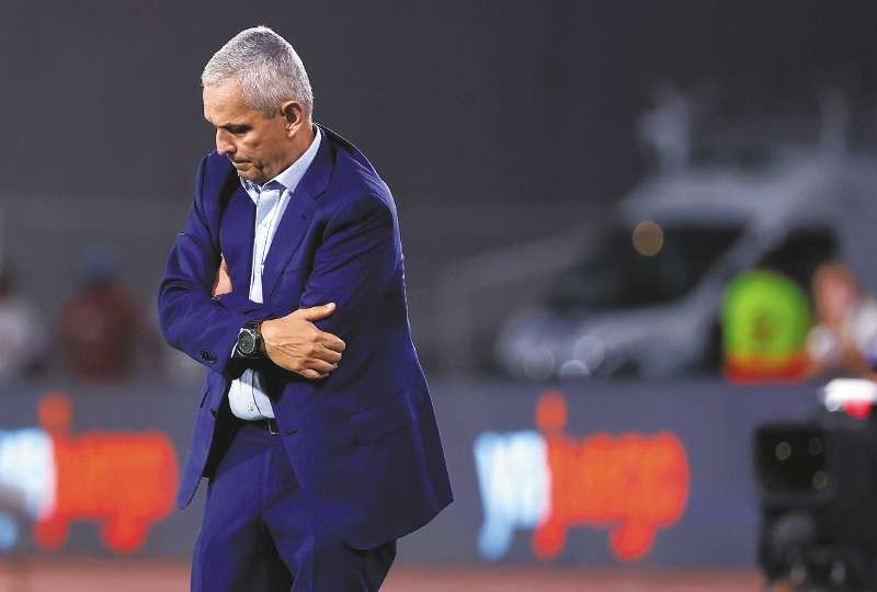 Siete partidos sin marcar gol completó la selección de Colombia, dirigida por Reinaldo Rueda. Quedó con muy pocas posibilidades de ir a Catar. / AFP