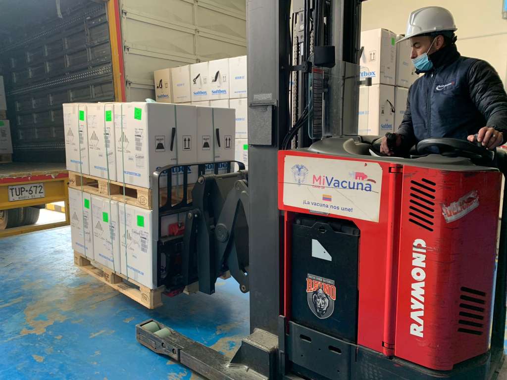 Colombia recibió segundo lote de vacunas de donación de Alemania