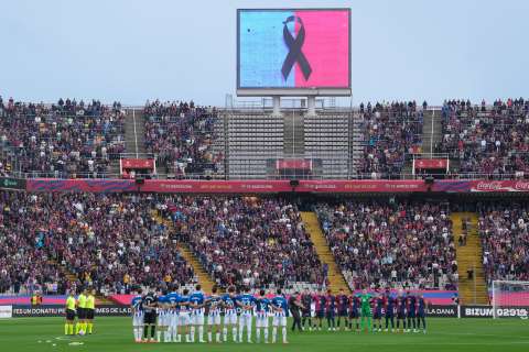 La UEFA anunció un minuto de silencio por víctimas de la DANA en Valencia