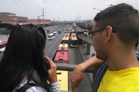 Por seis horas estuvo bloqueado Transmilenio en Soacha