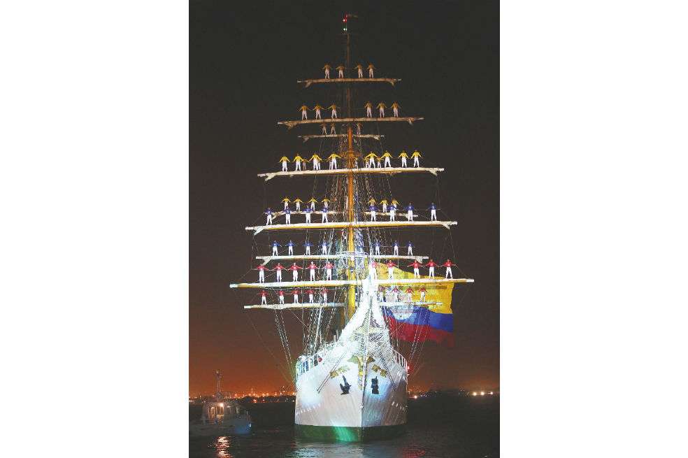 El buque zarpó el 20 de febrero para dar inicio al crucero conmemorativo por sus 50 años. / Pedro Mendoza