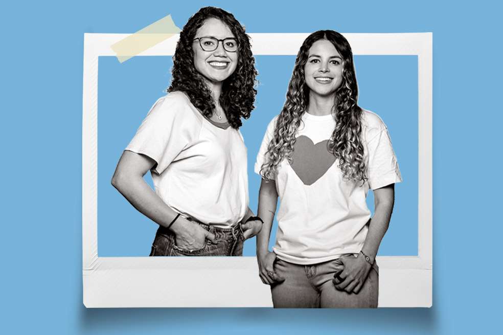 María Camila González (izq.) y Valerie Cifuentes Martínez fueron periodistas en medios como “Forbes Colombia” y “El Tiempo” antes de crear “Economía para la pipol”.