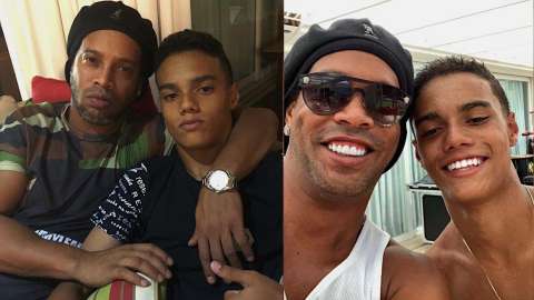 Hijo de Ronaldinho firmará con Barcelona, así lo confirmó el exfutbolista
