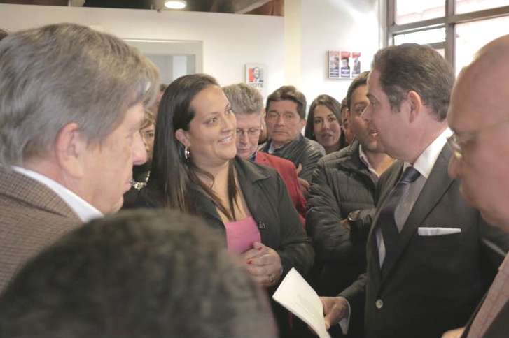 El candidato Germán Vargas Lleras recibió el apoyo de 30 excandiadtos a Congreso del partido Somos. / Cortesía campaña Germán Vargas Lleras