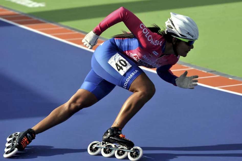 Colombia ganó cinco medallas de oro en el primer día del campeonato de patinaje de velocidad