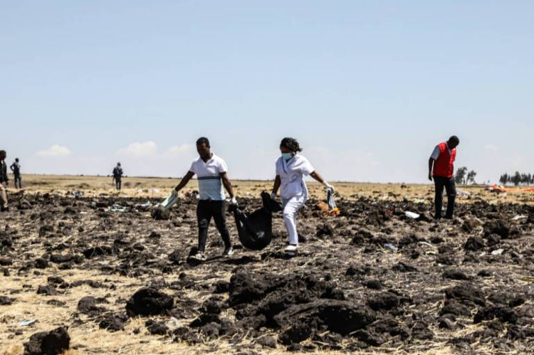Mueren los 157 ocupantes de un avión comercial que se estrelló en Etiopía