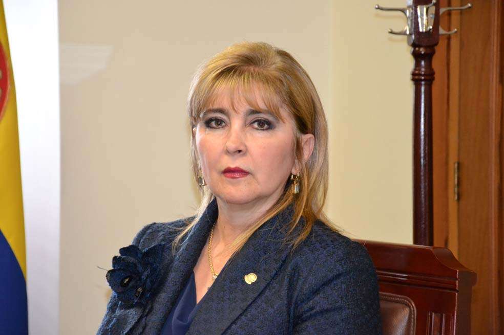 Presidenta de la Corte Suprema, Ruth Marina Díaz. / Archivo particular