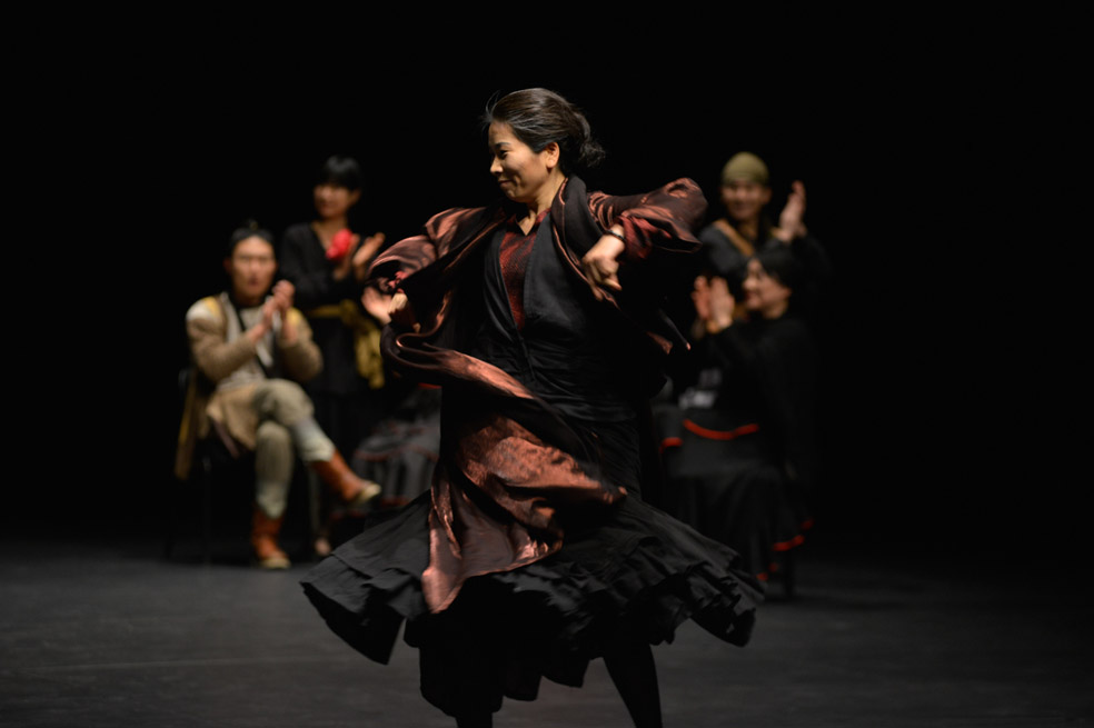 Escenas de ‘Bodas de sangre’, que se presenta en Bogotá hasta el 19 de este mes. / Cortesía Festival Iberoamericano de Teatro