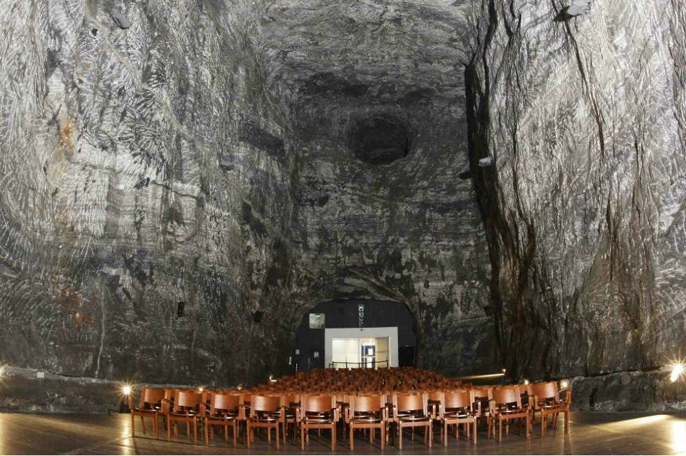En este auditorio se llevará a cabo el concierto de la Orquesta Sinfónica de la Universidad de Cundinamarca, bajo la dirección de Óscar Vargas.  / Cortesía