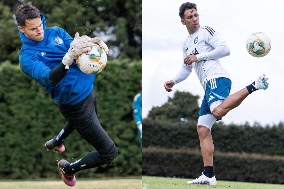 El arquero Guillermo De Amores y el delantero Álex Castros, la dos novedades más importante en la nómina de Millonarios para la Liga BetPlay.