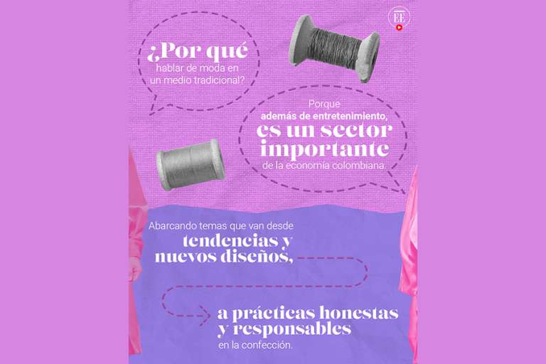 Porque la moda es entretenimiento, pero también es un sector importante de la economía colombiana y una herramienta clave para hablar de temas que van desde las tendencias y las creaciones de un diseñador o una marca hasta las prácticas honestas y responsables en la confección.